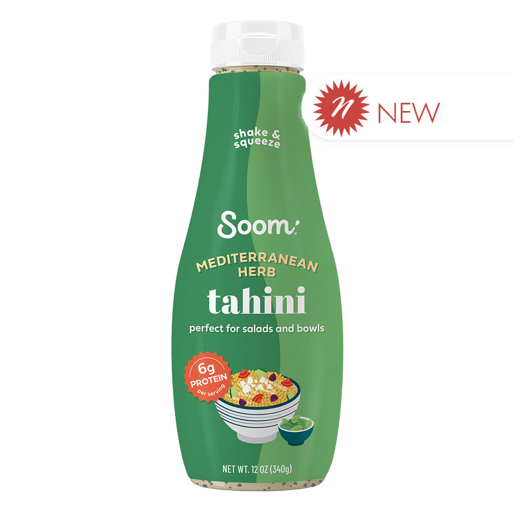 Wholesale Soom - Mediterranean Herb Tahini Squeeze - 12Oz- Bulk