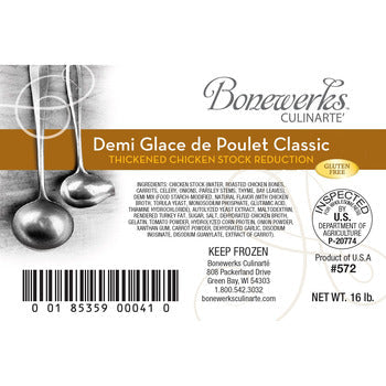 Wholesale Bonewerks Culinarte Glace De Poulet 16lb- Bulk