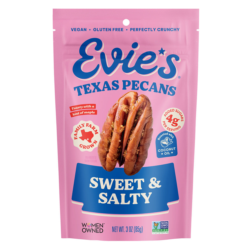 Wholesale Evie'S Pecans Sweet & Salty 3 Oz Bag- Bulk