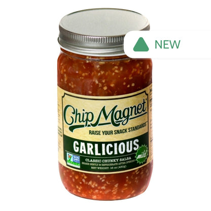 Wholesale Chip Magnet - Garlicious Salsa - 16Oz- Bulk