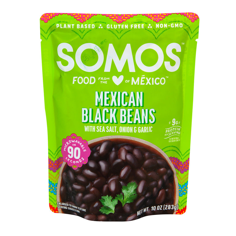 Wholesale Somos Mexican Black Beans 10 Oz Pouch- Bulk