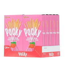 Wholesale Pocky Strawberry Cookie Sticks 1.41 Oz Box- Bulk