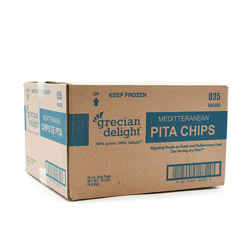 Wholesale Grecian Delight Pita Chips 15lb- Bulk