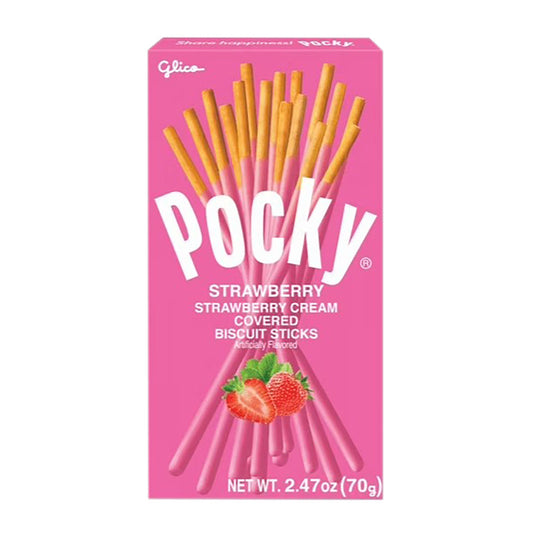 Wholesale Pocky Strawberry Cookie Stick 2.47 Oz Box- Bulk