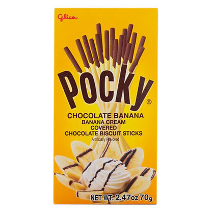 Wholesale Pocky Chocolate Banana Cookie Sticks 2.47 Oz Box- Bulk