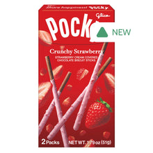 Wholesale Pocky Crunchy Strawberry Chocolate Cookie Sticks 1.79 Oz Box- Bulk