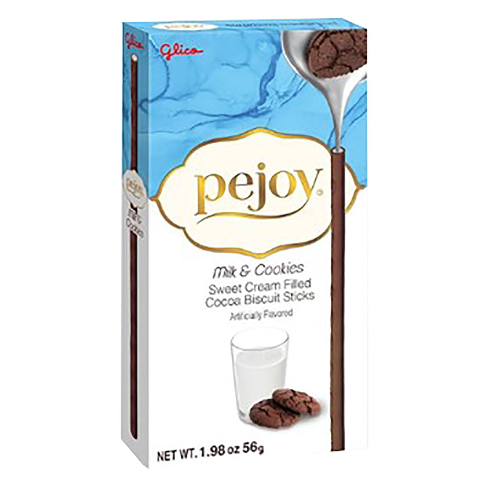 Wholesale Pejoy Milk & Cookies Cocoa Biscuit Sticks 1.98 Oz Box- Bulk