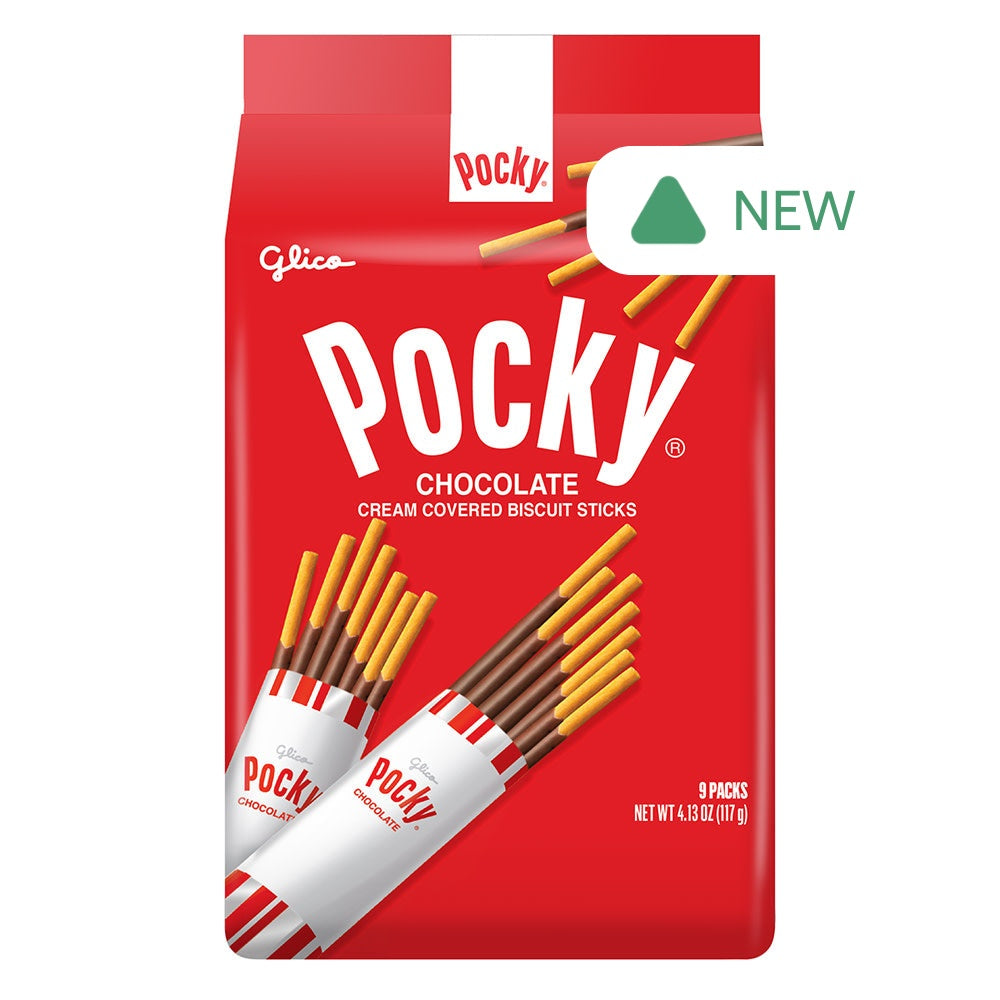 Wholesale Pocky - Family Pack - Chocolate (9Ct) - 4.13Oz- Bulk