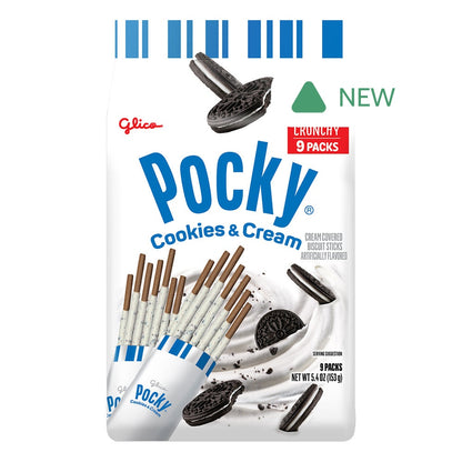 Wholesale Pocky - Family Pack Cookies Cream(9Ct) - 5.4Oz- Bulk
