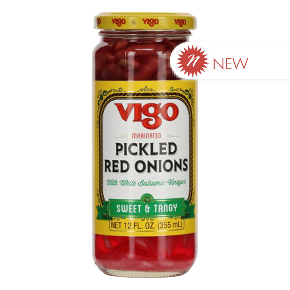 Wholesale Vigo Pickled Red Onions 12Oz - Pk6- Bulk