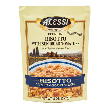 Wholesale Alessi Premium Risotto With Sun Dried Tomatoes 8 Oz Pouch- Bulk