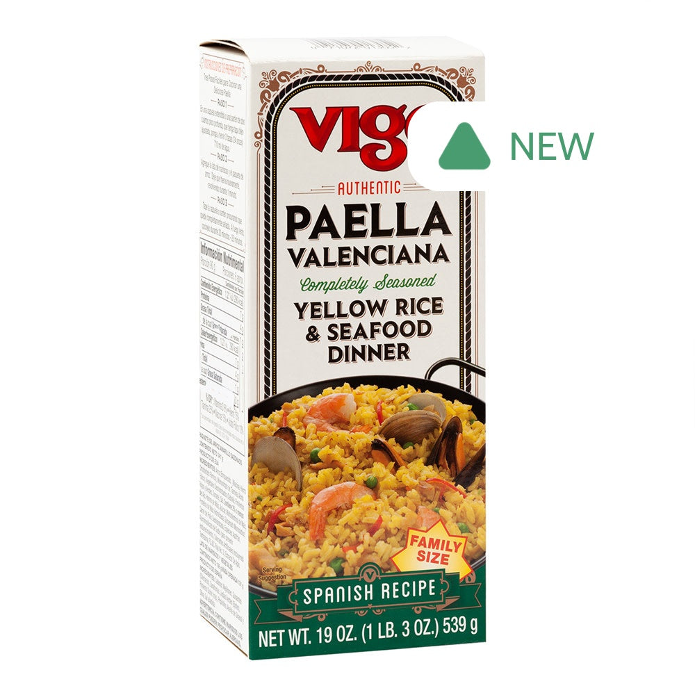 Wholesale Vigo Paella Valenciana Rice And Seafood Dinner 19 Oz Box- Bulk
