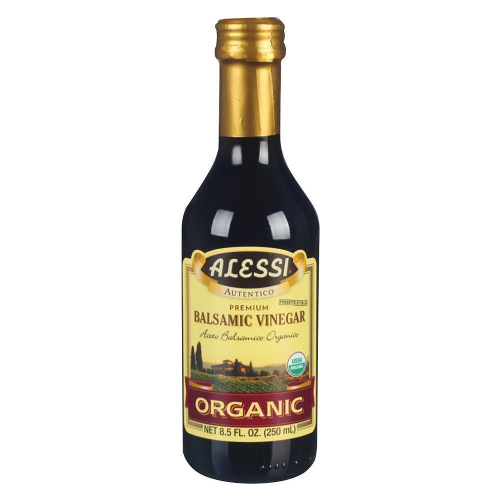 Wholesale Alessi Organic Balsamic Vinegar 8.5 Oz Glass Bottle- Bulk