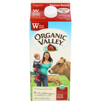 Wholesale Organic Valley Whole Milk 64oz- Bulk