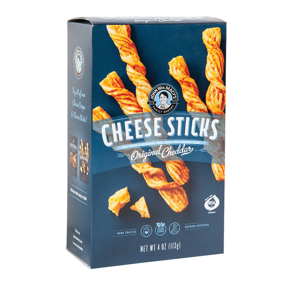 John Wm. Macy'S Original Cheddar Cheese Sticks 4 Oz