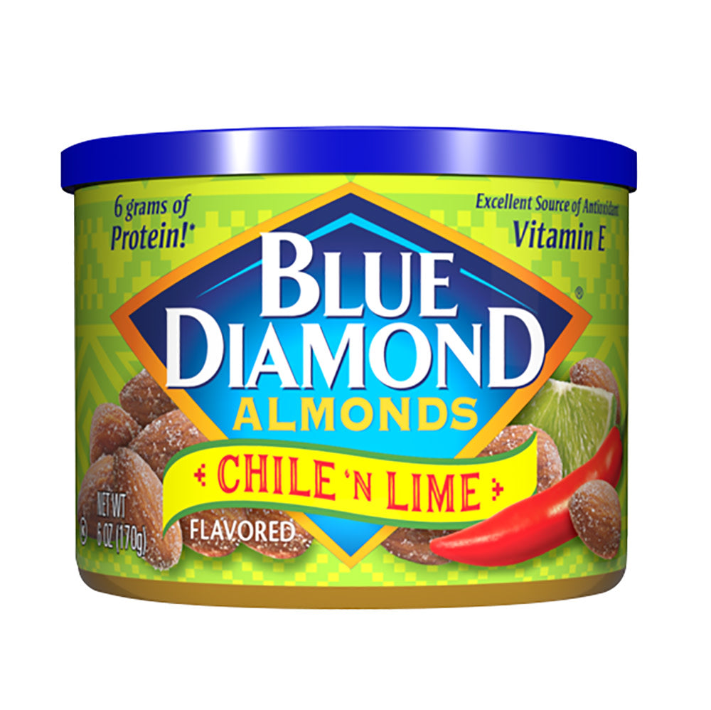 Wholesale Blue Diamond Chile ‘N Lime Almonds 6 Oz Can- Bulk