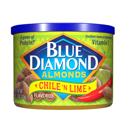 Wholesale Blue Diamond Chile ‘N Lime Almonds 6 Oz Can- Bulk