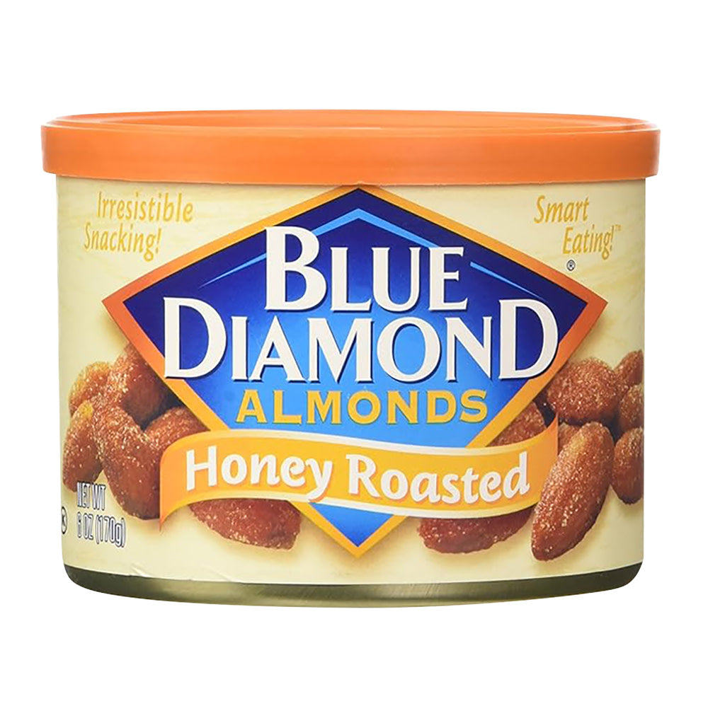 Wholesale Blue Diamond Honey Roasted Almonds 6 Oz Can- Bulk