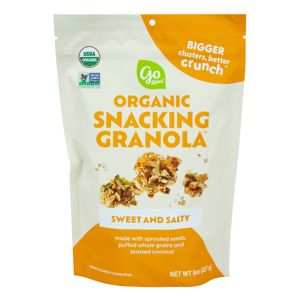 Wholesale Go Raw Sweet & Salty Snacking Granola 8 Oz Bag- Bulk