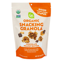 Wholesale Go Raw Chocolate Peanut Butter Snacking Granola 8 Oz Bag- Bulk
