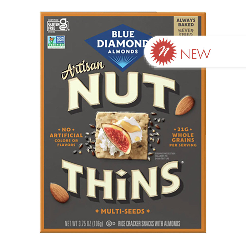 Wholesale Blue Diamond - Nut Thins - Multiseed - 3.75Oz- Bulk