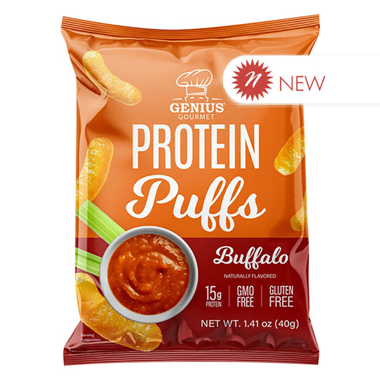 Wholesale Genius Gourmet - Buffalo Protein Pcs - 1.41Oz- Bulk