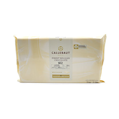 Wholesale Callebaut Cw2 White Chocolate Block 11lb- Bulk