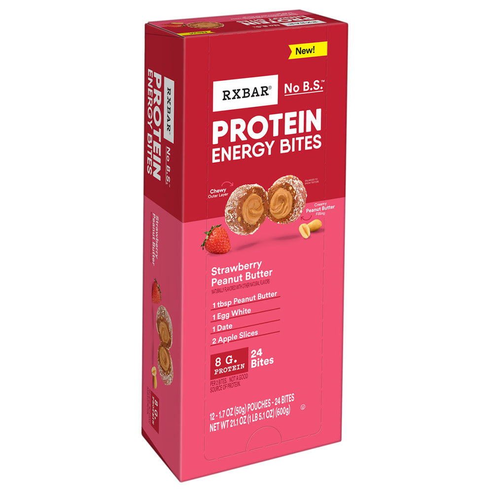 Wholesale Rx Bar - Protein Bites Peanut Butter Stra(5Ct) - 1.7Oz- Bulk