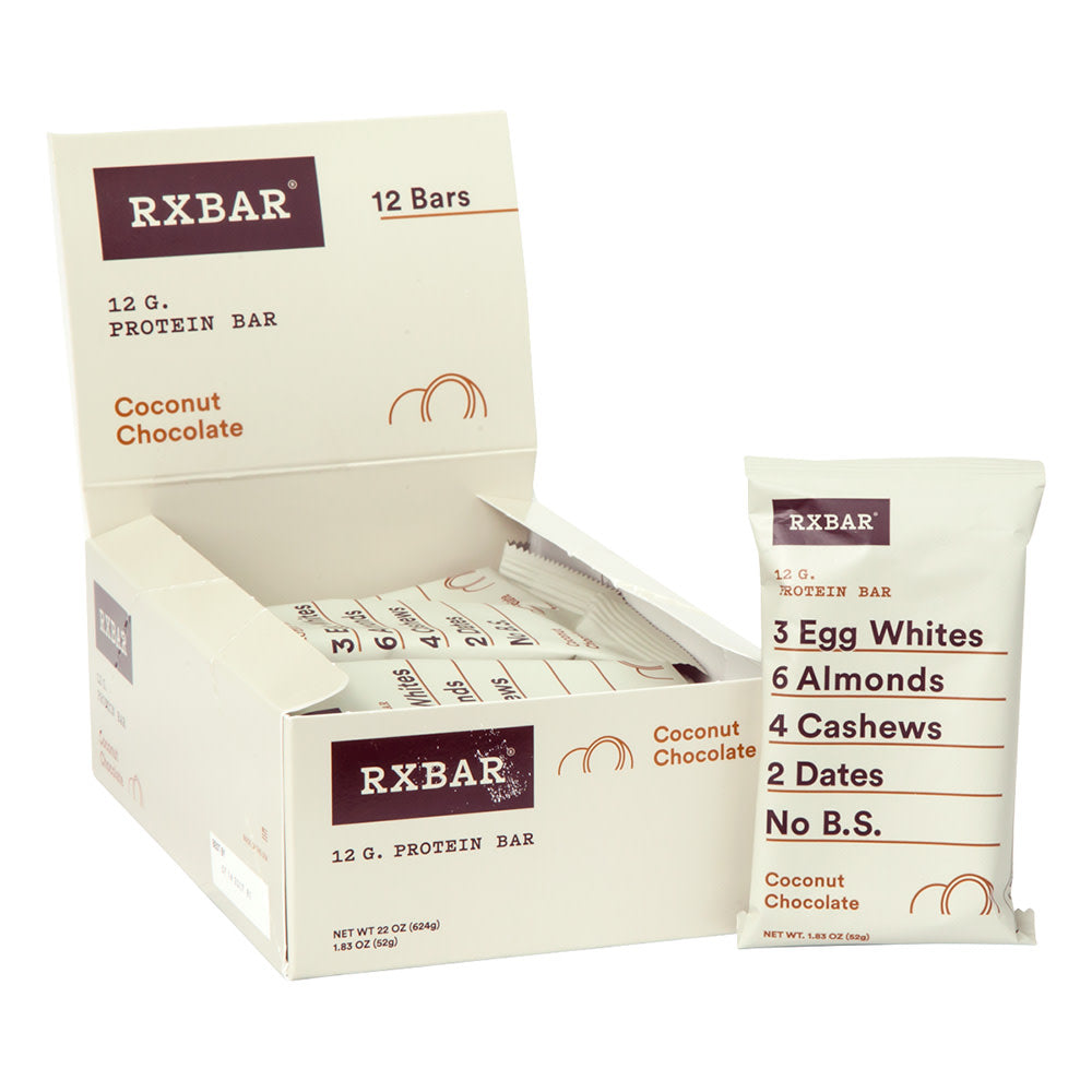 Wholesale Rx Bar Coconut Chocolate 1.83 Oz Protein Bar- Bulk
