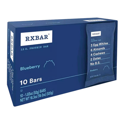 Wholesale Rx Bar Blueberry 10 Count 18.3 Oz Box- Bulk