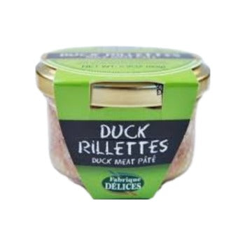 Wholesale Fabrique Delices Duck Rillettes 3.1oz- Bulk