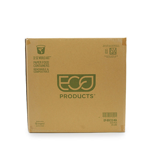 Wholesale Eco-Products 32 Oz Bio to Go Soup Cups- Bulk
