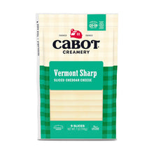 Wholesale Cabot Creamery Sharp White Cheddar Cheese Sliced 2.5lb- Bulk