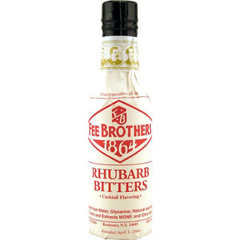 Wholesale Fee Brothers Rhubarb Bitters 5oz- Bulk