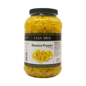 Wholesale Atalanta Sliced Mild Banana Peppers- Bulk