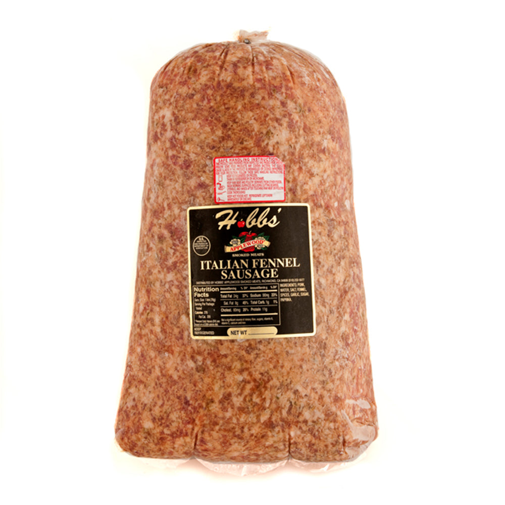 Wholesale Hobbs' Applewood Smoked Meats Fennel Sausage Hobbs 5lb- Bulk