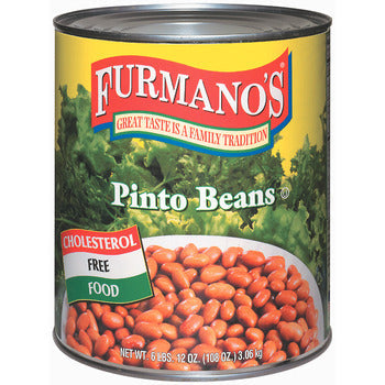 Wholesale Furmano's Pinto Beans 108oz- Bulk