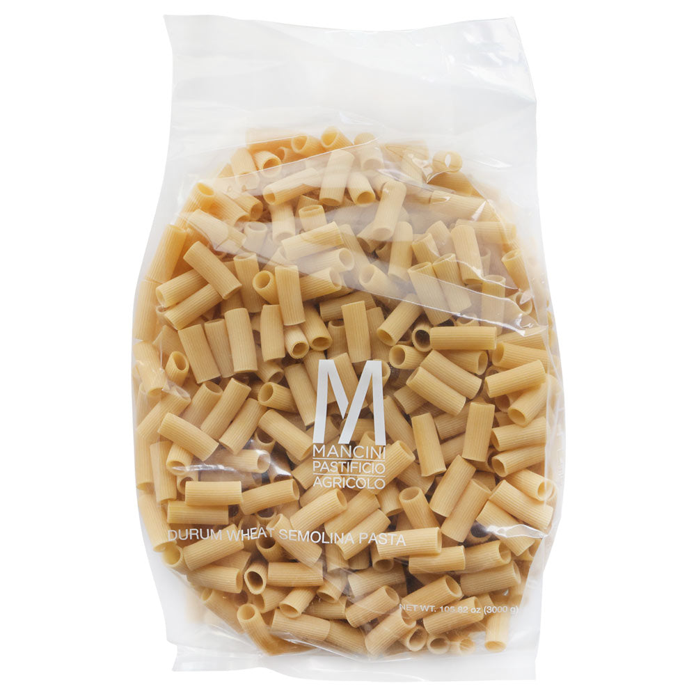 Wholesale Mancini Rigatoni Mezzi Bulk Pasta | 3 kg- Bulk