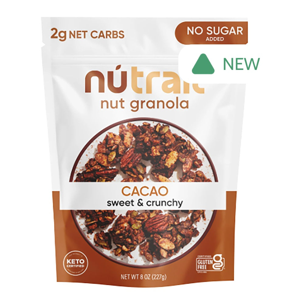 Wholesale Nutrail Nut Granola Cacao 8 Oz Pouch- Bulk