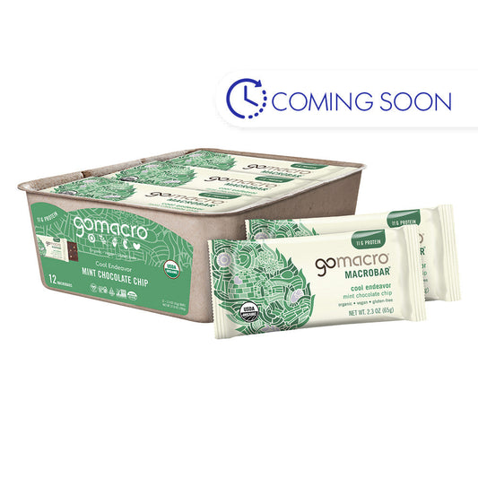 Wholesale Go Macro Mint Chocolate Chip 2.3 Oz- Bulk