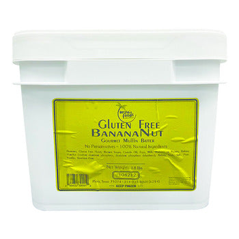 Wholesale Maui Foods Gluten Free Banana Nut Muffin Batter 18lb- Bulk