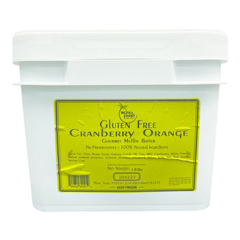 Wholesale Maui Foods Gluten Free Cranberry Orange Muffin Batter 18lb- Bulk