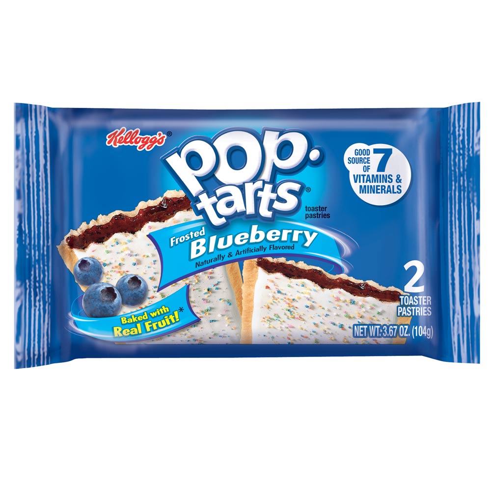 Wholesale Kellogg'S Case Whole Grain Blueberry Frosted Poptarts- Bulk