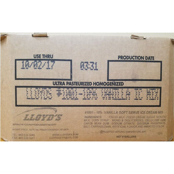 Wholesale Lloyd's Of Pennsylvania Vanilla Soft Serve Ice Cream Base- Bulk