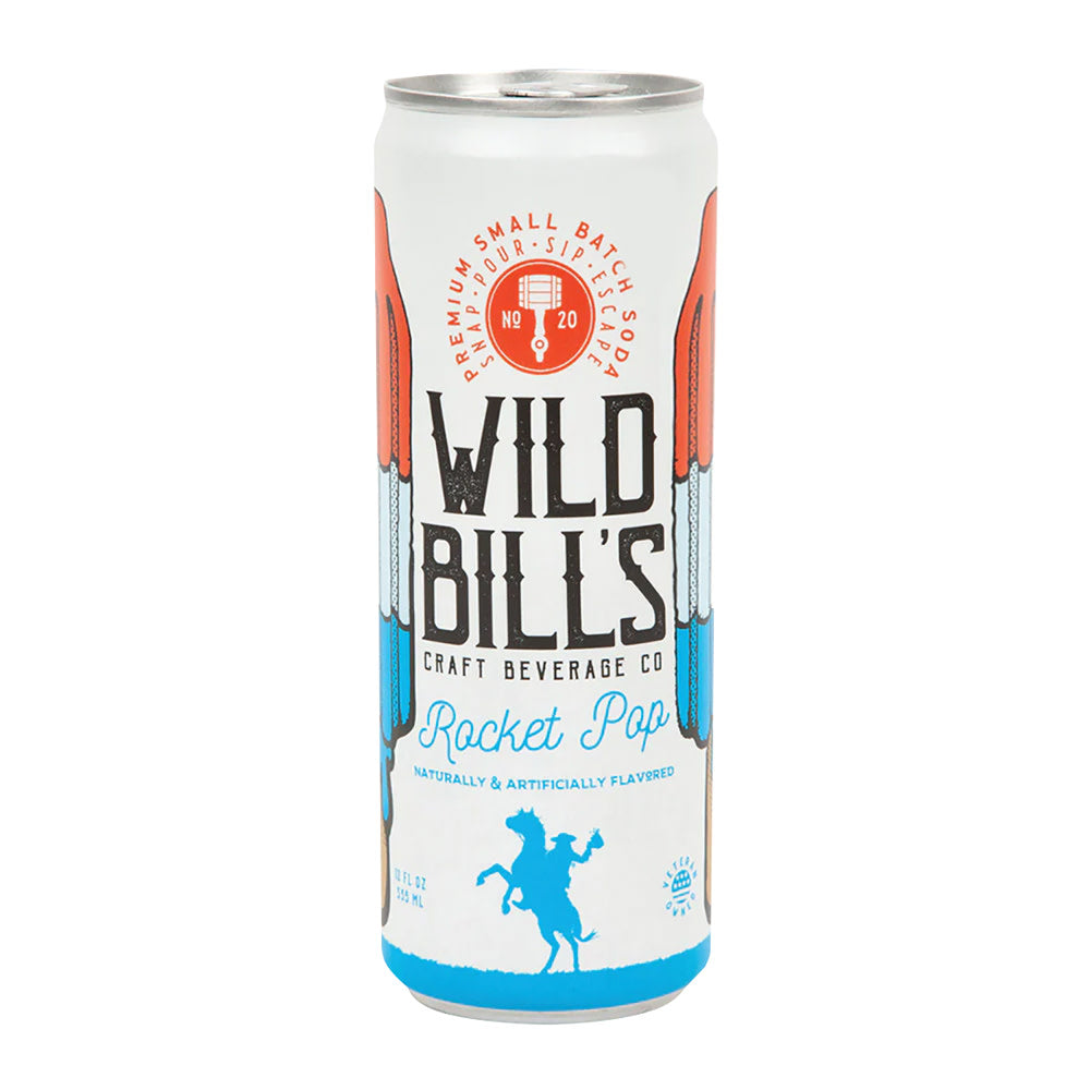 Wholesale Wild Bill’S Soda Rocket Pop 12 Oz Can 12 Pack- Bulk