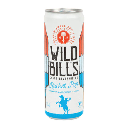 Wholesale Wild Bill’S Soda Rocket Pop 12 Oz Can 12 Pack- Bulk