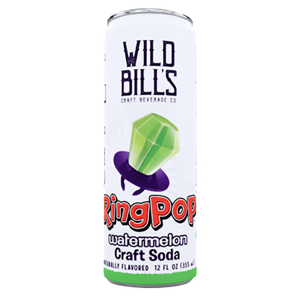 Wholesale Wild Bill'S Watermelon Ring Pop Soda 12 Oz Can- Bulk