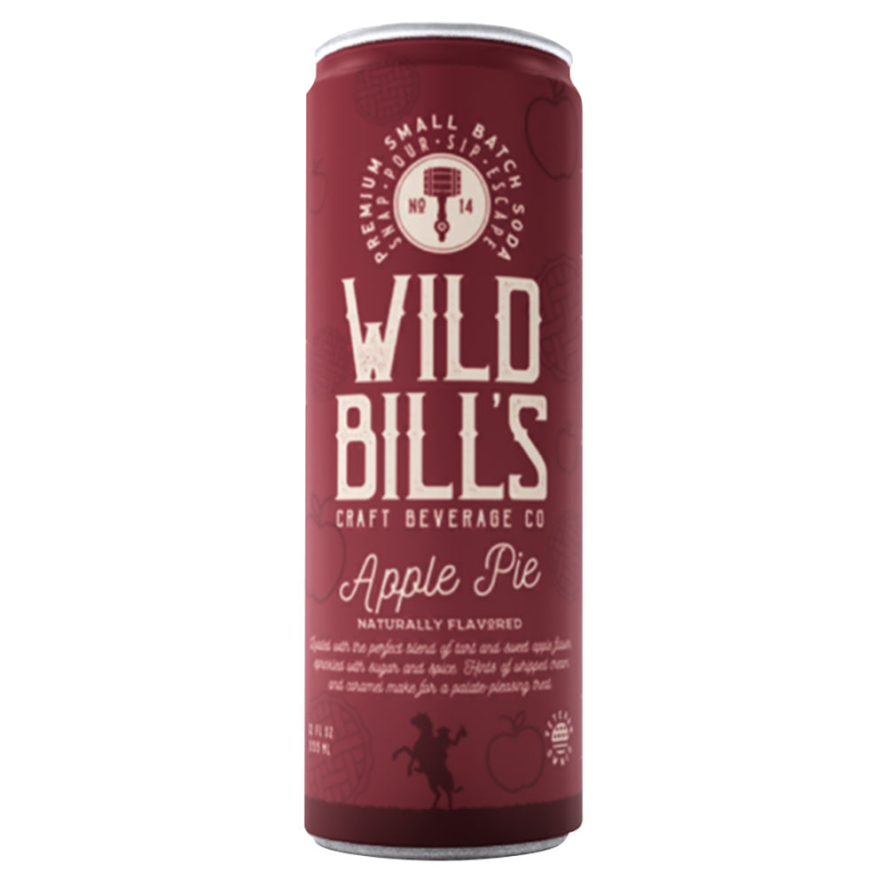 Wholesale Wild Bill'S Apple Pie Soda 12 Oz Can- Bulk