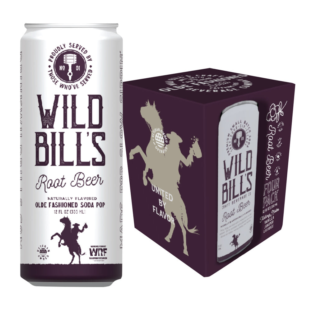 Wholesale Wild Bill'S Root Beer Soda 12 Oz Can- Bulk