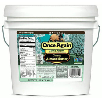 Wholesale Once Again Smooth Almond Butter 9lb- Bulk